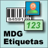 Logotipo del programa MDG-Etiquetas
